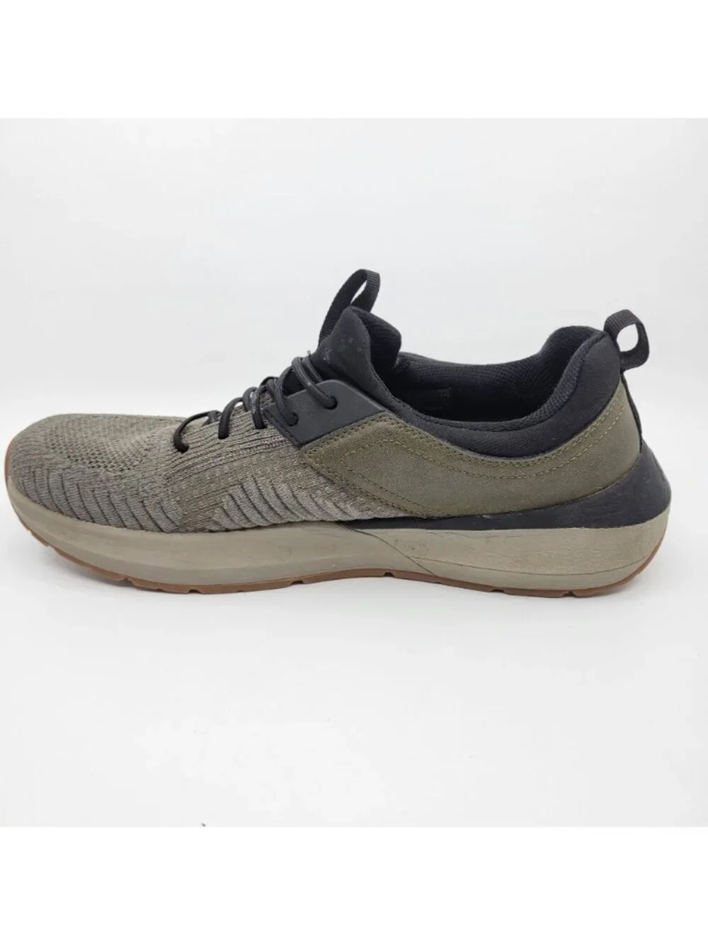 Skechers Men's Neville - Calhan Slip On Shoes Bungee Olive Green & Black Size 12